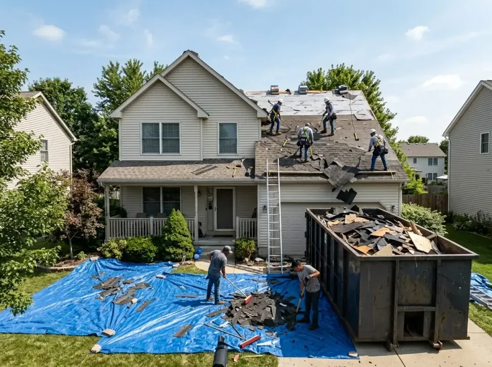 roof-replacement-debris-remova-004 — frequently asked questions, Cheapest Dumpster Rentals in Apple Valley, CA